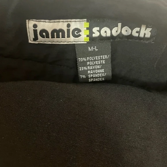 Jamie Sadock Skort Utility Wrap Skirt Black Pink Size M/L - Picture 4 of 9